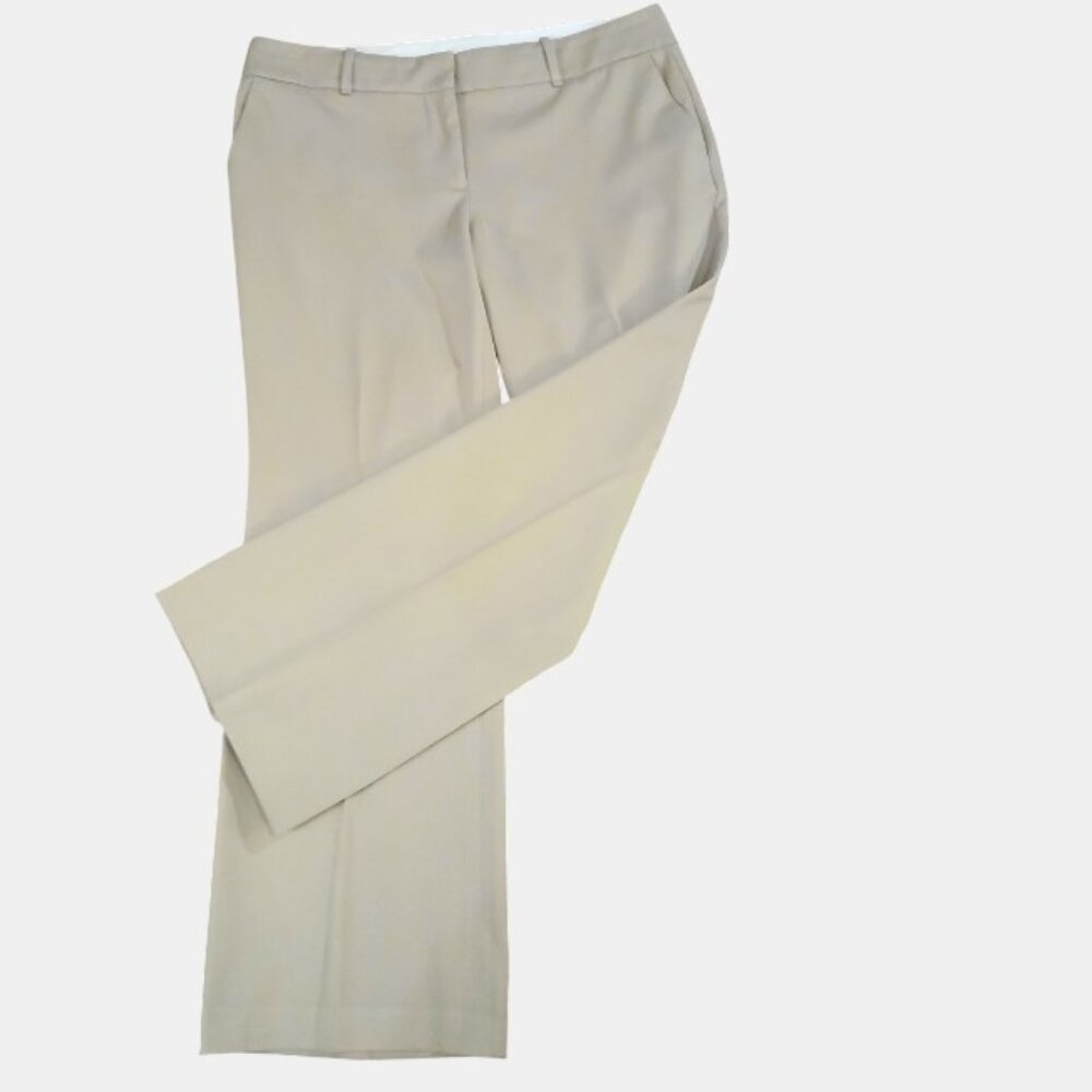 ANN TAYLOR Tan Wide Leg Dress Trousers - Picture 3 of 10